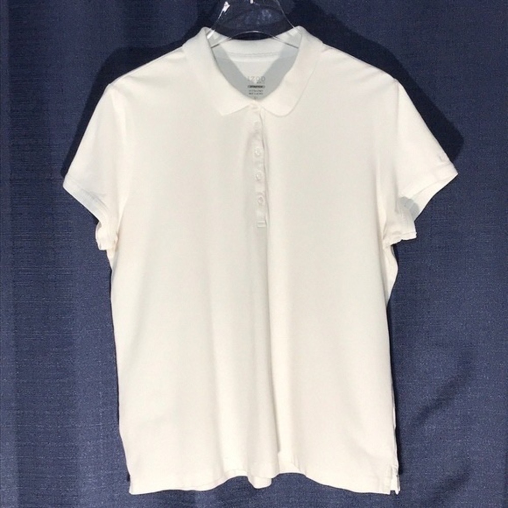 Izod Women's White Button Down Shirt